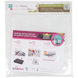 Totally Tiffany Storage  ScrapRack Expanding Project Planner 14x13 Storage Ideas for Paper and Cardstock and Stickers. 
