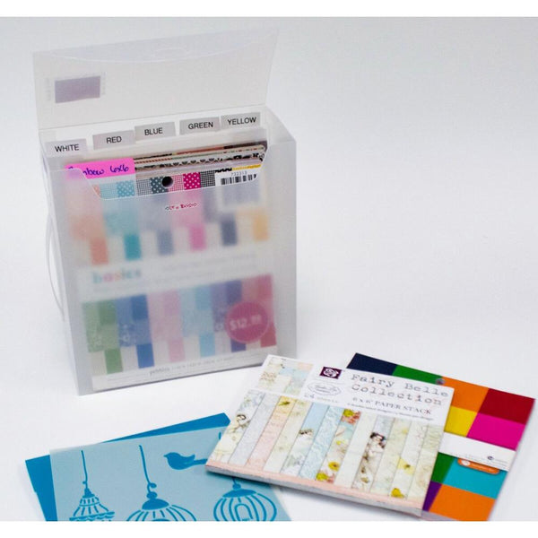 Totally Tiffant Storage Fab File 6 x 6 Storage Ideas for Paper and Cardstock and Stickers