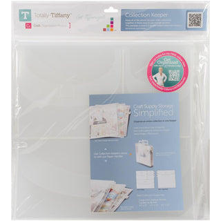Totally Tiffany Collection Keeper Storage Ideas for Paper and Cardstock and Stickers. 12 x12
