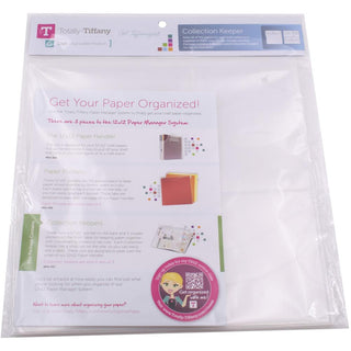 Totally Tiffany Collection Keeper Storage Ideas for Paper and Cardstock and Stickers. 12 x12