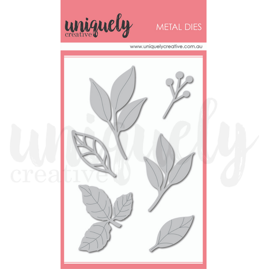 Uniquely Creative -Die - Mixed Leaves - Scrap Of Your Life 