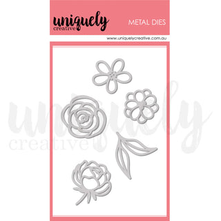 Uniquely Creative -  Boho Flower Elements Die - Scrap Of Your Life 