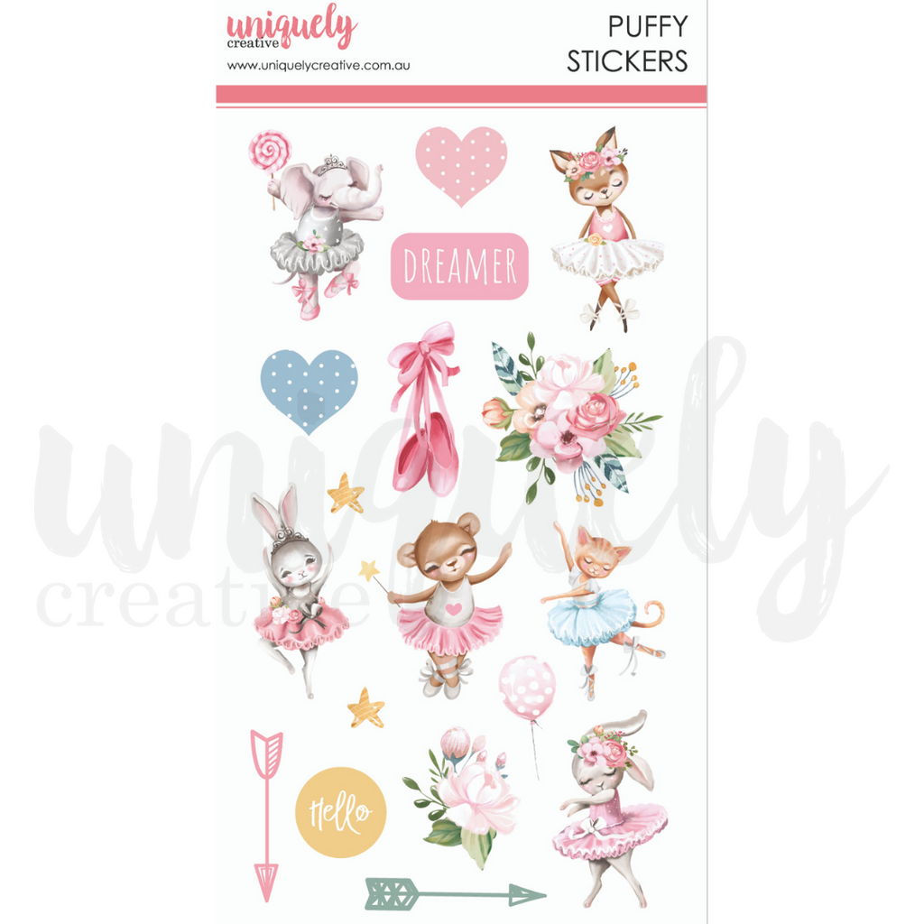 Uniquely Creative - Dreamer - Puffy Stickers - Scrap Of Your Life 