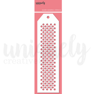 Uniquely Creative - Choose Your Own Adventure - Tiny Hex Mark Making Stencil - Scrap Of Your Life 