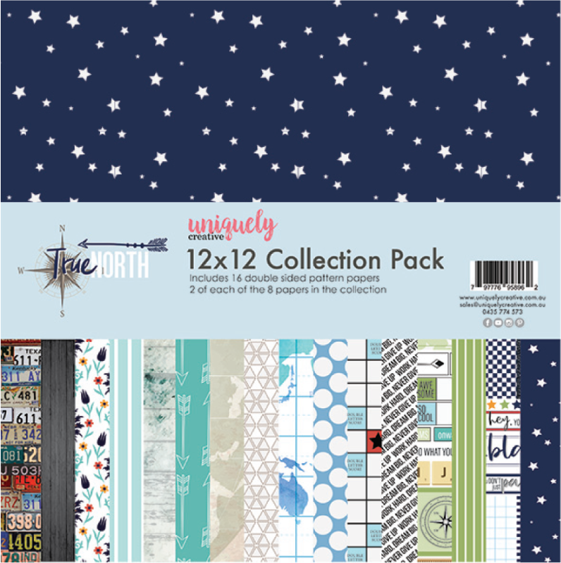 Uniquely Creative - True North - Collection Pack 12" x 12" - Scrap Of Your Life 