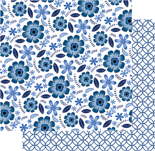 Uniquely Creative - Something Blue - Out of the Blue 12 x 12 Double Sided Paper - Scrap Of Your Life 