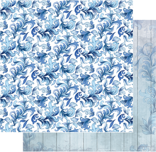 Uniquely Creative - Something Blue - Monday Blues 12 x 12 Double Sided Paper - Scrap Of Your Life 