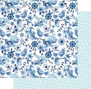 Uniquely Creative - Something Blue - Blue Bayou 12 x 12 Double Sided Paper - Scrap Of Your Life 