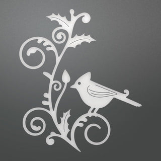Ultimate Crafts - Universal Impression Die - Cardinal and Flourish - Scrap Of Your Life 