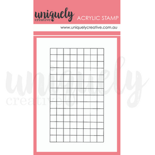 Uniquely Creative -  Country Road - Grid Mark Making Mini Stamp - Scrap Of Your Life 