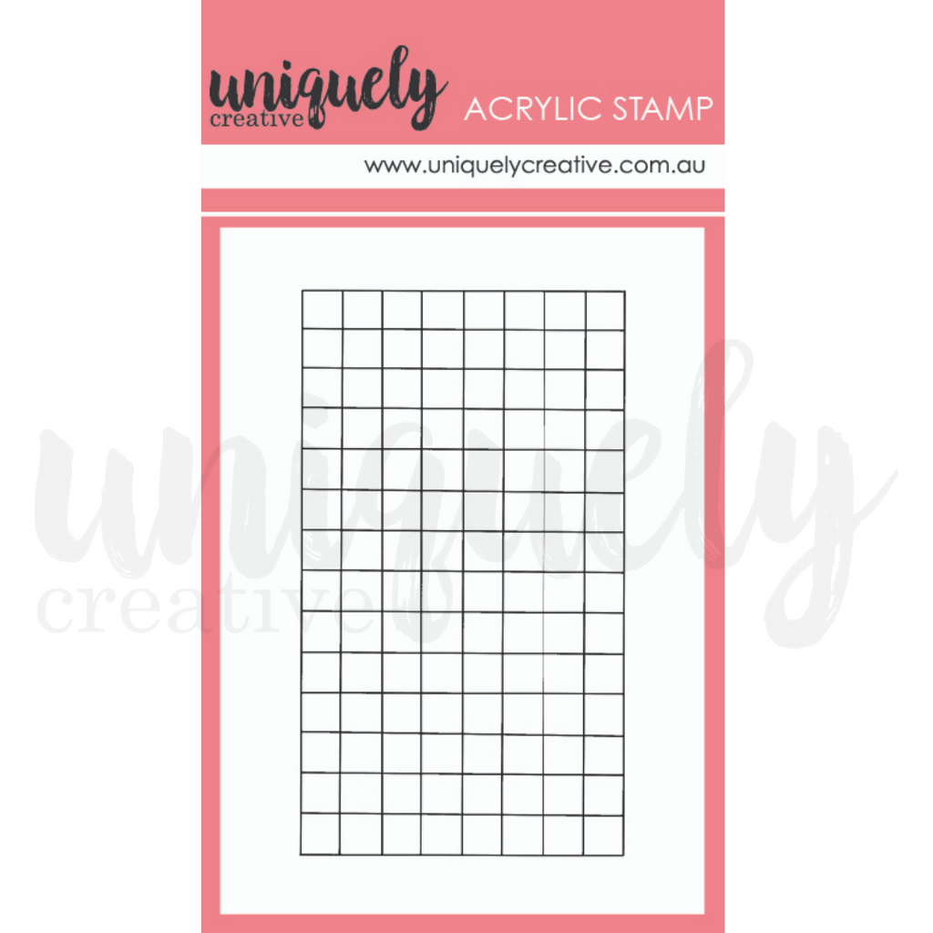 Uniquely Creative -  Country Road - Grid Mark Making Mini Stamp - Scrap Of Your Life 