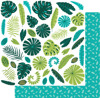 Uniquely Creative - Rainforest Retreat Leafy 12 x 12 Double Side Paper - Scrap Of Your Life 