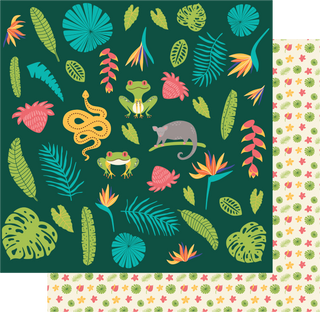 Uniquely Creative - Rainforest Retreat Lush 12 x 12 Double Side Paper - Scrap Of Your Life 