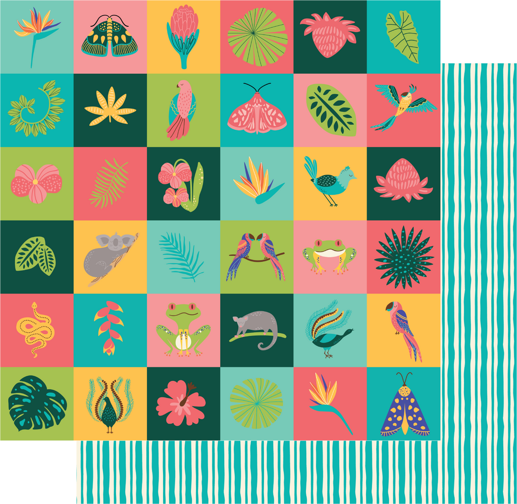 Uniquely Creative - Rainforest Retreat Nature 12 x 12 Double Side Paper - Scrap Of Your Life 