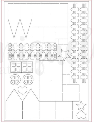 Uniquely Creative - Tiny Houses 4 - Laser Cut - Scrap Of Your Life 