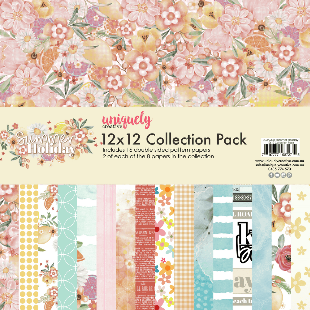 Uniquely Creative - Summer Holiday Collection Pack 12 x 12 - Scrap Of Your Life 