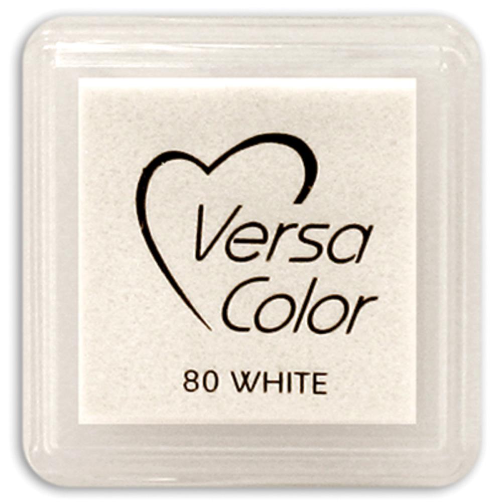 VersaColour Pigment Mini Ink Pad - White - Scrap Of Your Life 