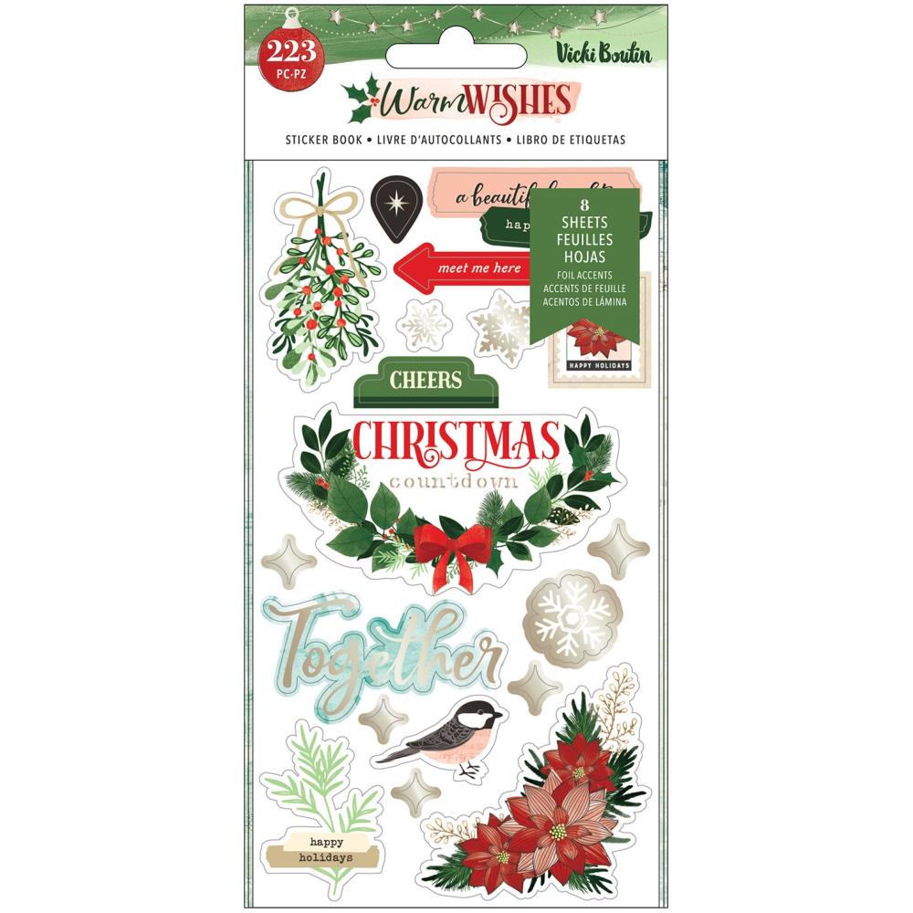 Vicki Boutin Warm Wishes - Sticker Book - Scrap Of Your Life 