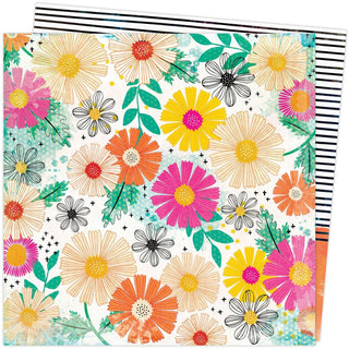 Pre-Order - Vicki Boutin - Colour Study - 12" x 12" Double Side Paper - Floral Study (Due 30 March 20) - Scrap Of Your Life 