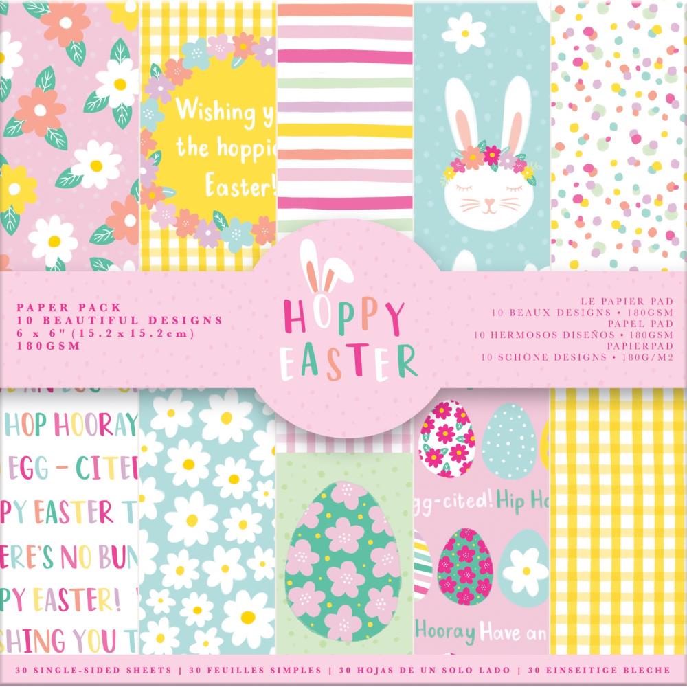 Violet Studio - Hoppy Easter - Paper Pack 6"X6" - Scrap Of Your Life 