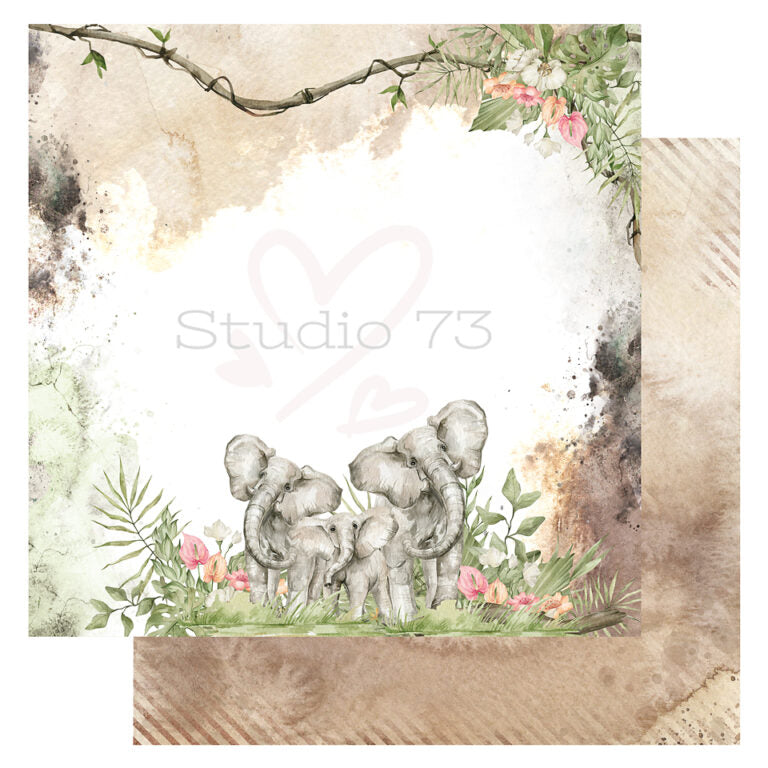 Studio 73 - Walk On The Wildside Collection Paper #2 - Scrap Of Your Life 