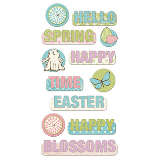 We R Memory Keepers Layered Chipboard Words Cotton Tail - Scrap Of Your Life 