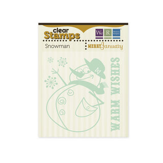 We R Memory Keepers Acrylic Stamp Snowman - Scrap Of Your Life 