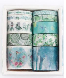 Studio Boutique Washi Tapes - Ocean Decorative Flowers - Scrap Of Your Life 