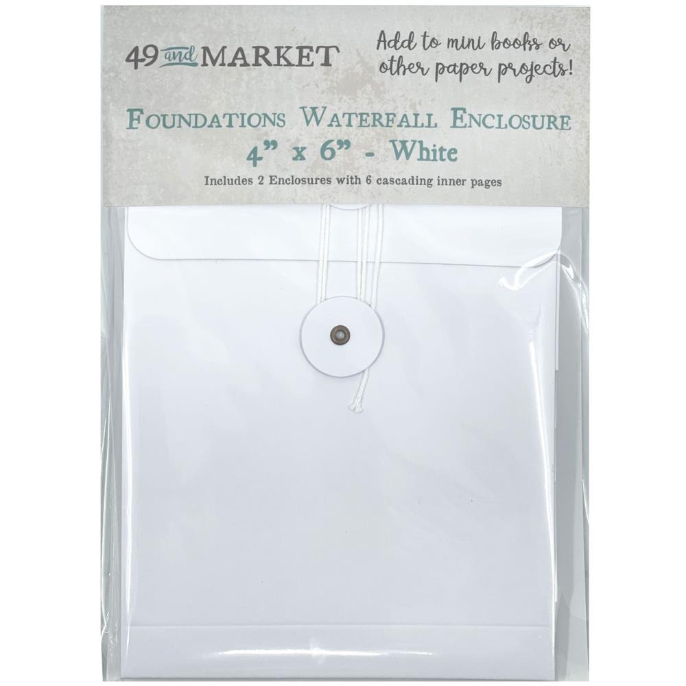 49 And Market-  Foundations Waterfall Enclosure 4"X6" - Scrap Of Your Life 