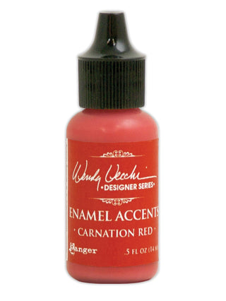 Ranger Ink - Wendy Vecchi - Enamel Accents - Carnation Red - Scrap Of Your Life 