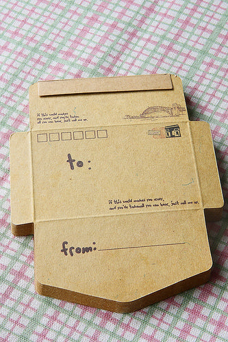 Scrap Boutique - ECO Brown Kraft - DIY Craft Paper Envelope - Travel - Scrap Of Your Life 