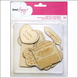 Dear Lizzy Daydreamer - Wood Veneer  - Accents & Phrases - Scrap Of Your Life 