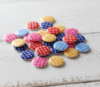 Studio Boutique - Chequered Buttons - Scrap Of Your Life 