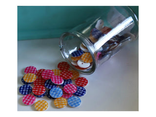 Studio Boutique - Chequered Buttons - Scrap Of Your Life 
