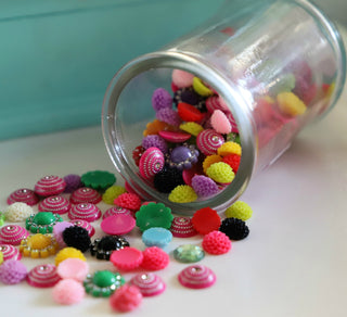 Studio Boutique - Resin Cabochons with Diamontes - Scrap Of Your Life 