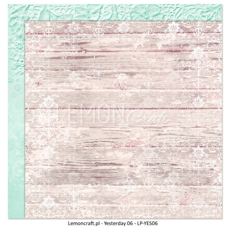 Lemoncraft - Scrapbooking Paper 12 x 12 - Yesterday