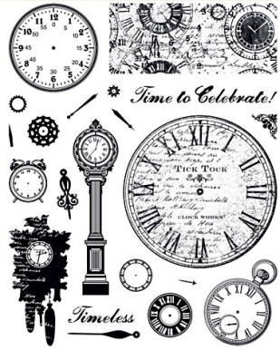 HOTP Acrylic Stamp Set Timeless - Scrap Of Your Life 