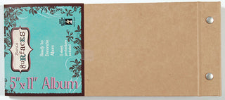 Hot Off The Press Sara's Surfaces5"x11" Kraft Album - Scrap Of Your Life 