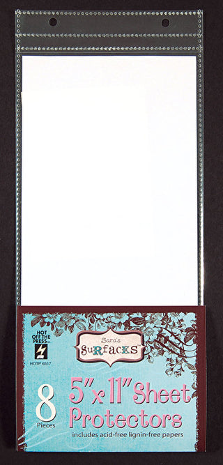 Hot Off The Press Sara's Surfaces 5"x11" Kraft Album Refills - Scrap Of Your Life 
