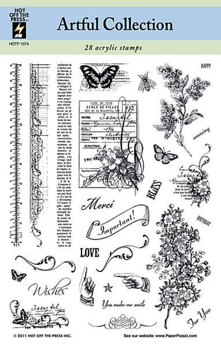 HOTP Acrylic Stamp Set Artful Collection - Scrap Of Your Life 