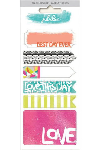 My Minds Eye Jubilee Stickers Sherbert Love - Scrap Of Your Life 