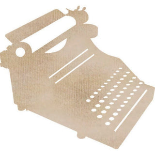 Kaisercraft Wood Flourishes Typewriter - Scrap Of Your Life 