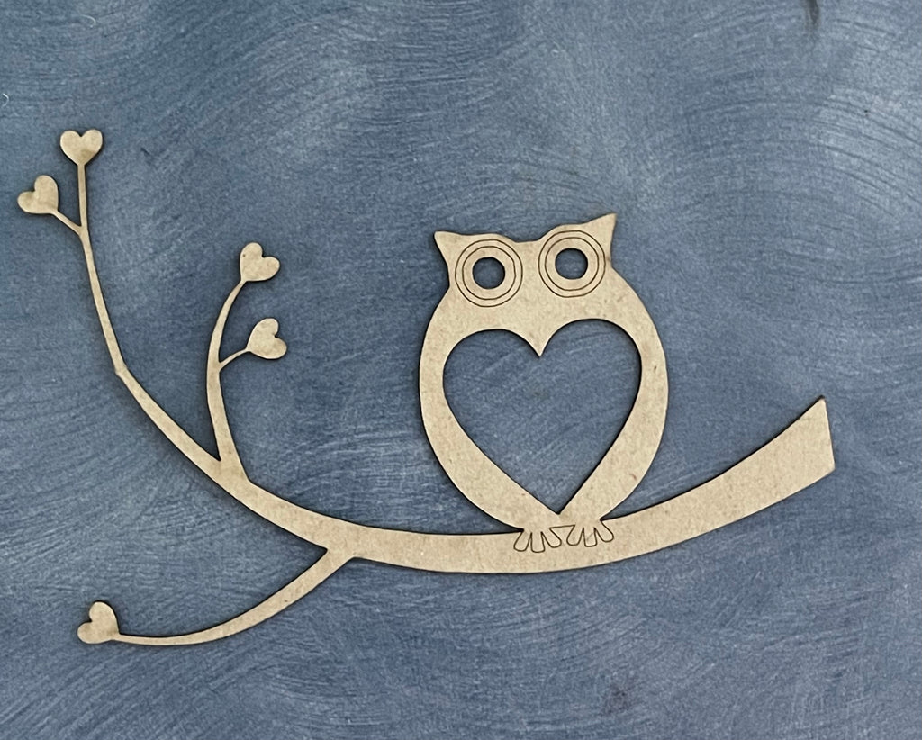 Remember When Chipboard - Owl on a Branch - Scrap Of Your Life 