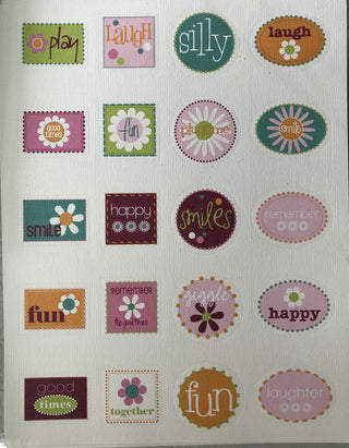 Bazzill - Chip Toppers - Fun - Scrap Of Your Life 