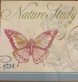 Decoupage Serviette / Napkin Nature Study - Scrap Of Your Life 