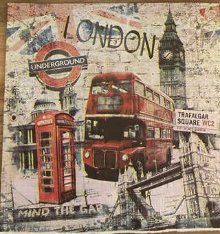 Decoupage Serviette / Napkin London Highlights - Scrap Of Your Life 