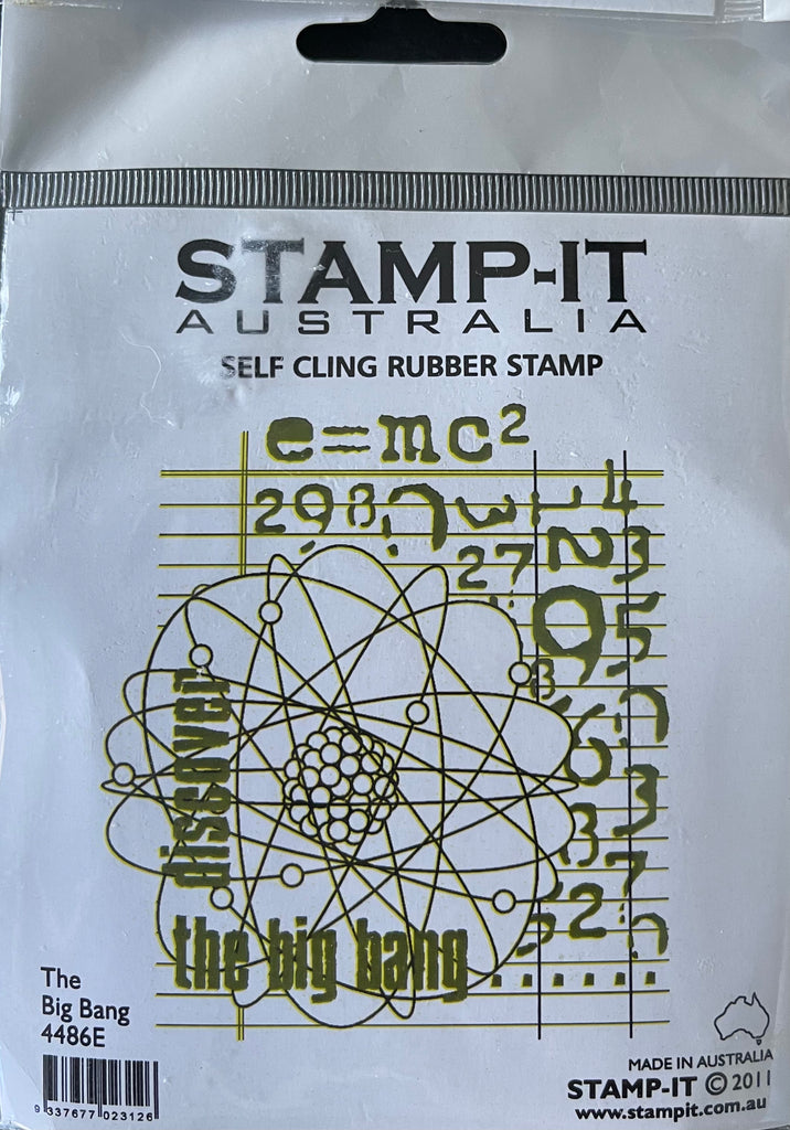 Stamp-It  Self Cling Rubber Stamp - Big Bang - Scrap Of Your Life 