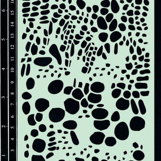 Dusty Attic Stencil - River Rock - Scrap Of Your Life 
