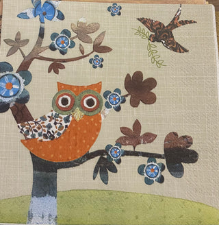 Decoupage Serviette / Napkin  Owl in a Tree - Scrap Of Your Life 