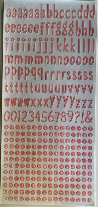Pink Paislee Expressions - Alphabet Bubblegum - Scrap Of Your Life 